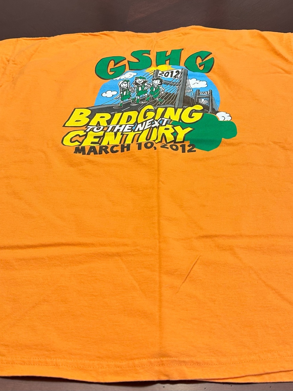 Girl Scouts 100th Anniversary Bridging Ceremony Savannah GA 2012 T-Shirt Adult